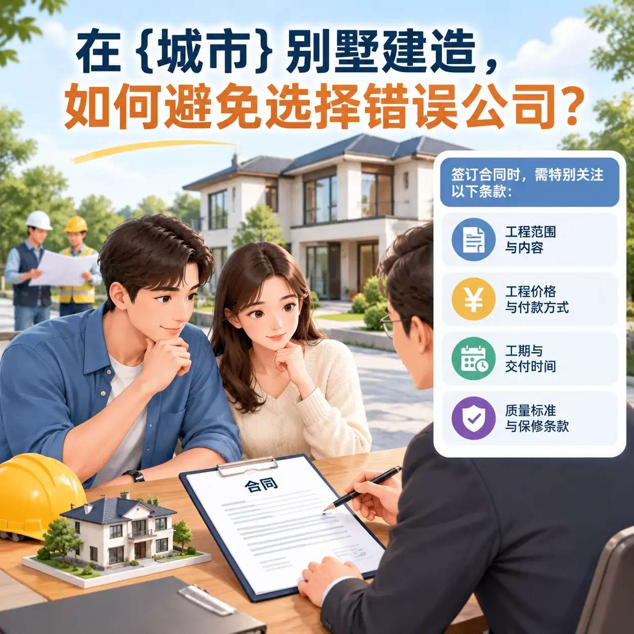 在 雷山 别墅建造，如何避免选择错误公司？
