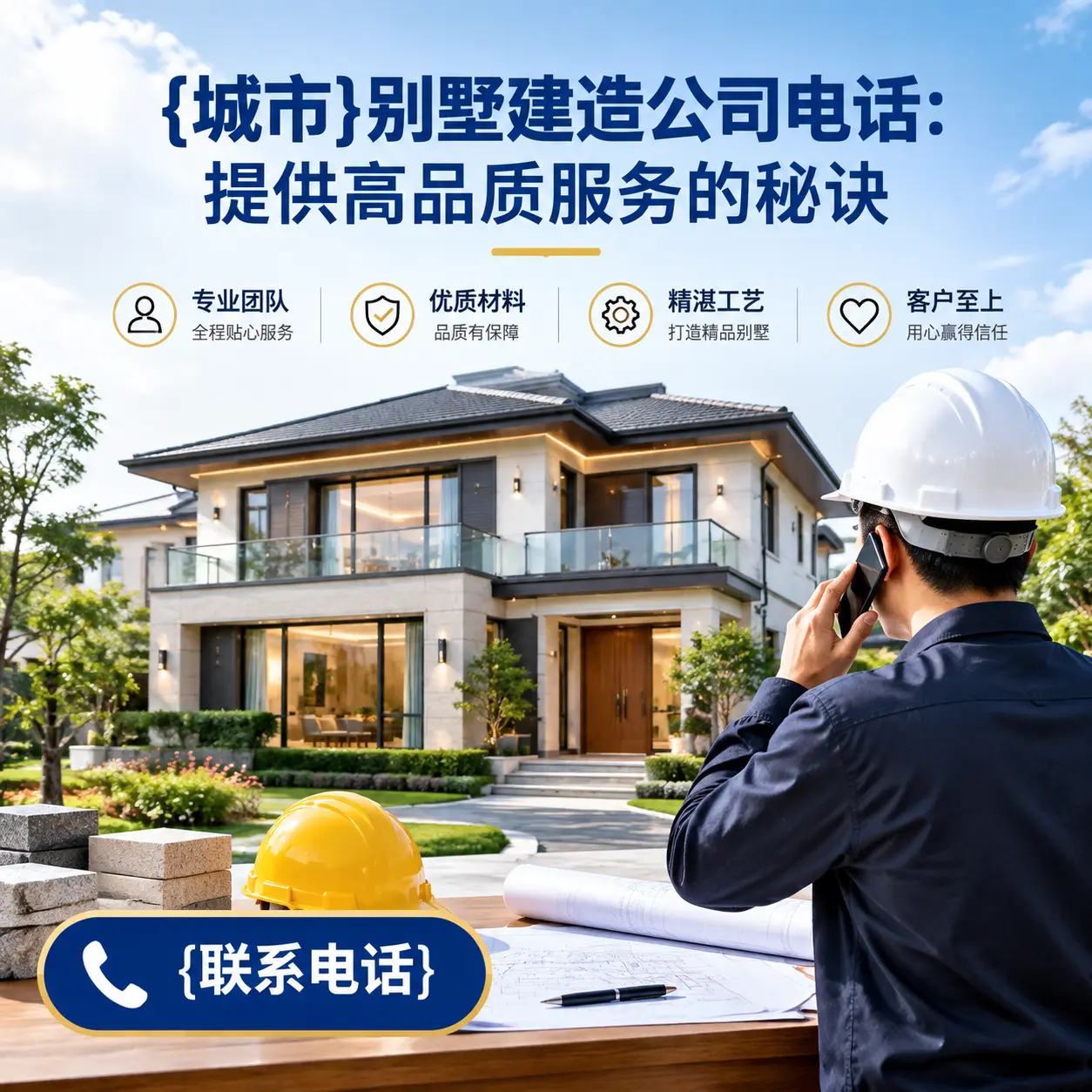 雷山别墅建造公司电话:提供高品质服务的秘诀