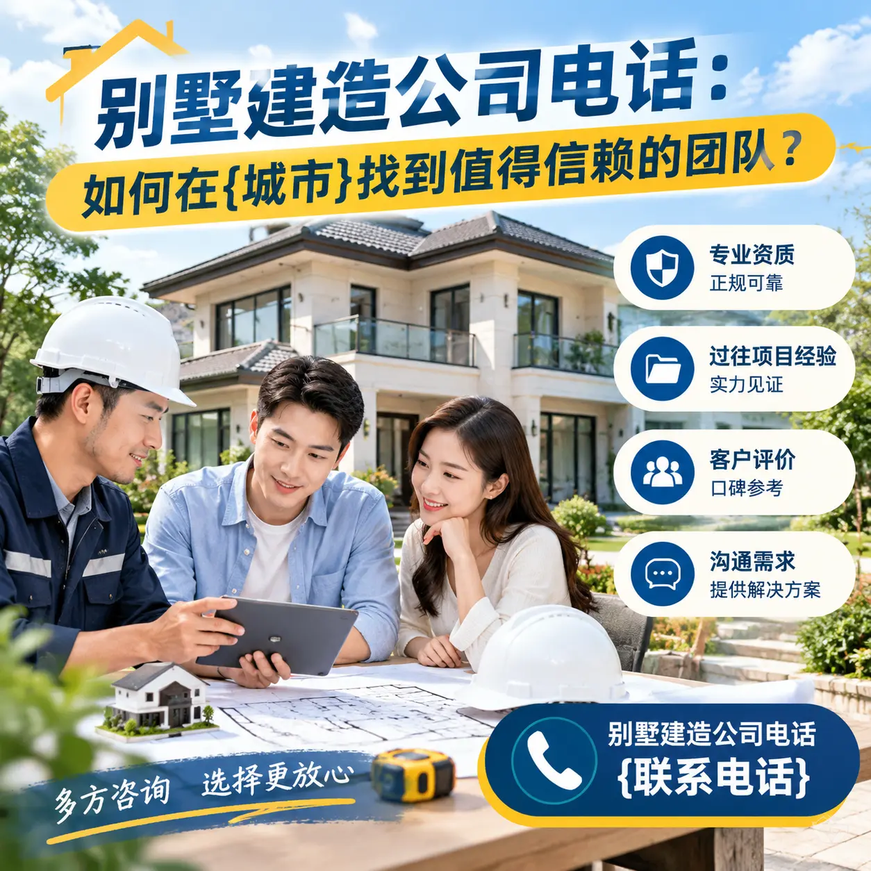 别墅建造公司电话：如何在雷山找到值得信赖的团队？