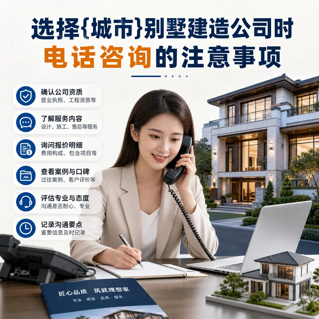 选择雷山别墅建造公司时,电话咨询的注意事项