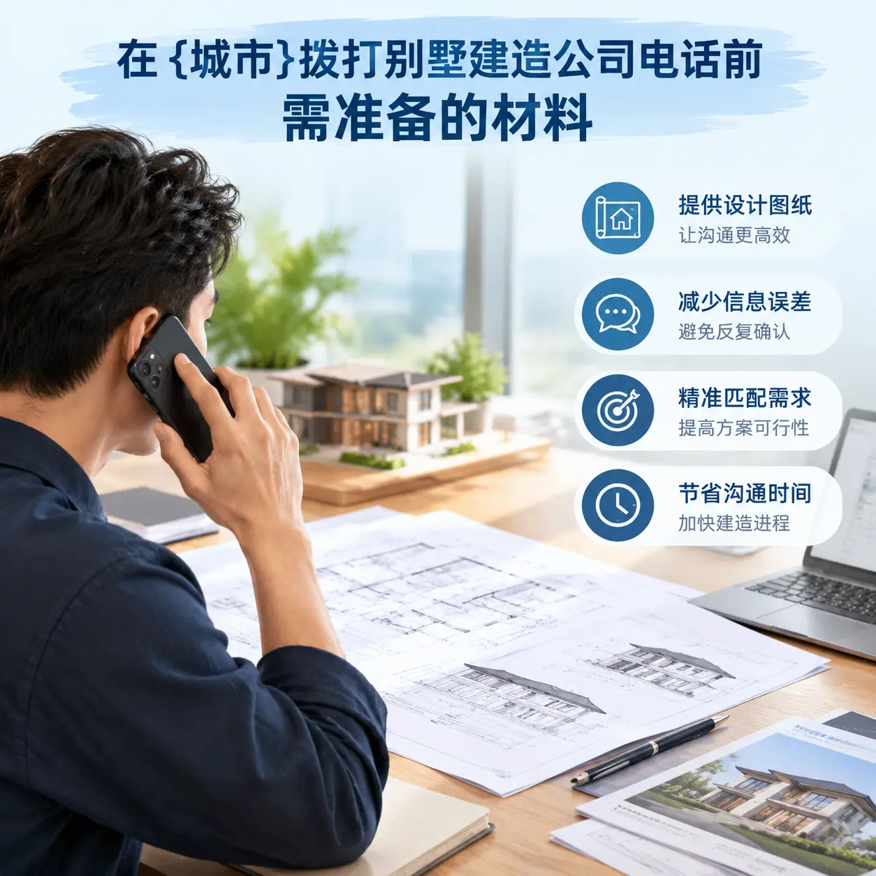 在雷山拨打别墅建造公司电话前需准备的材料